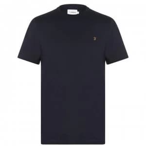 Farah Vintage Denny Short Sleeve Tee - True Navy 412