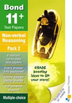 Bond 11+ Test Papers Non-Verbal Reasoning Multiple Choice Pack 2 by Alison Primrose Paperback
