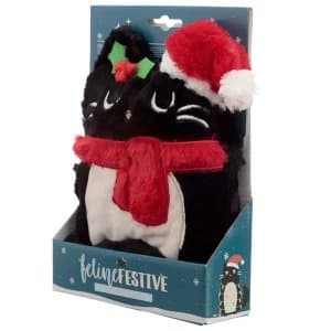 Feline Fine Plush Cat Christmas Heat Pack