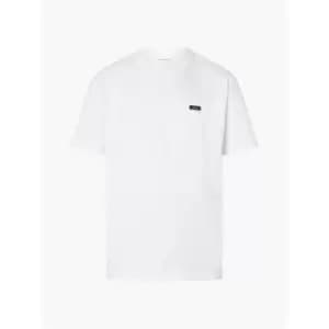 Calvin Klein Mesh Chest Pocket T-Shirt - White