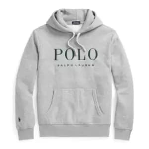 Polo Ralph Lauren Embroidered Long-sleeve Hooded Sweatshirt In Grey - Size M