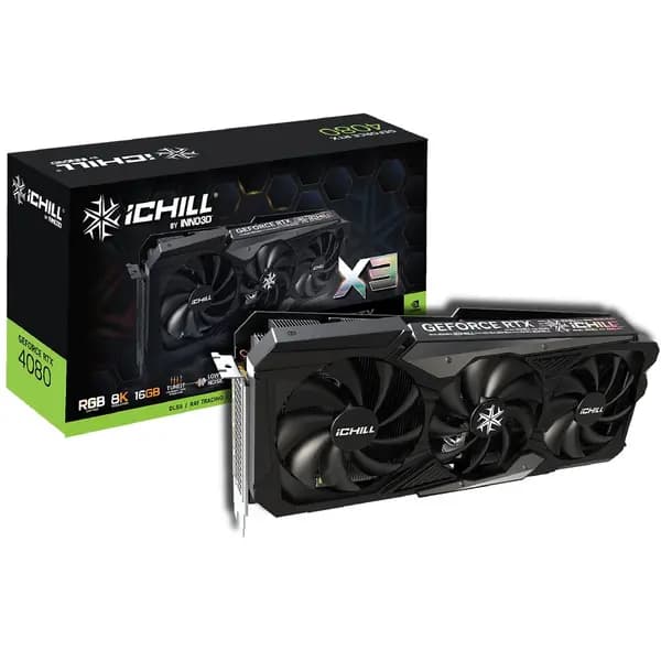 Inno3d Inno3D GeForce RTX 4080 iChill X3 16GB GDDR6X PCI-Express Graphics Card GRINN-C4080ICX3