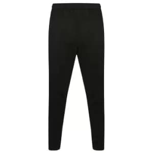 Finden & Hales Mens Knitted Tracksuit Pants (M) (Black/Gunmetal)