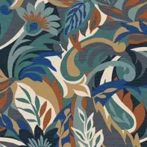 Belgravia Decor Casa Floral Blue Wallpaper