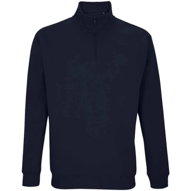 SOL'S Mens Conrad Quarter Zip Sweatshirt in Navy Size: XS Navy Male XS