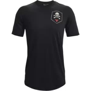Under Armour Armour Project Rock 100 T Shirt Mens - Black