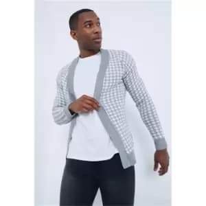 I Saw It First Grey Long Sleeve Knitted Fairisle Cardigan - Grey