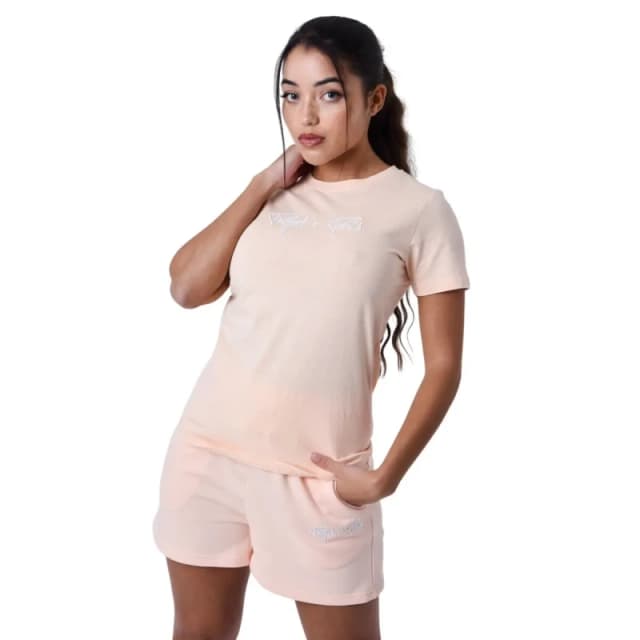 Project X Paris Basic t-shirt with signature logo embroidery For Her Project X Paris Beige Female XS