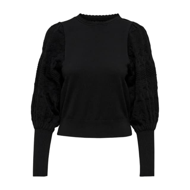 Only Womens knitted round neck sweater Only Melita Noir Female M