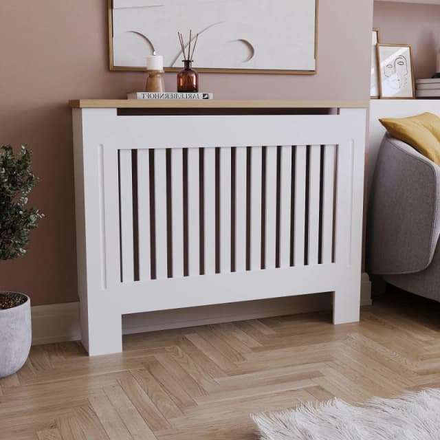 Lassic Vida Designs Arlington Radiator Cover, Medium White unisex Medium