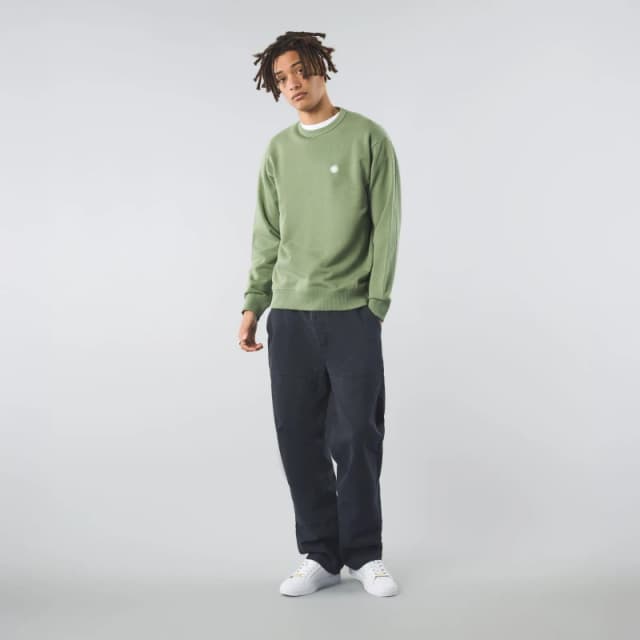 Pretty Green Mens Standards Crew Sweatshirt Light Green male Small