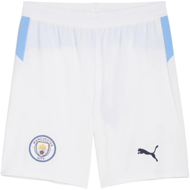 Puma Manchester City Home Shorts 2025 2026 Adults White male S