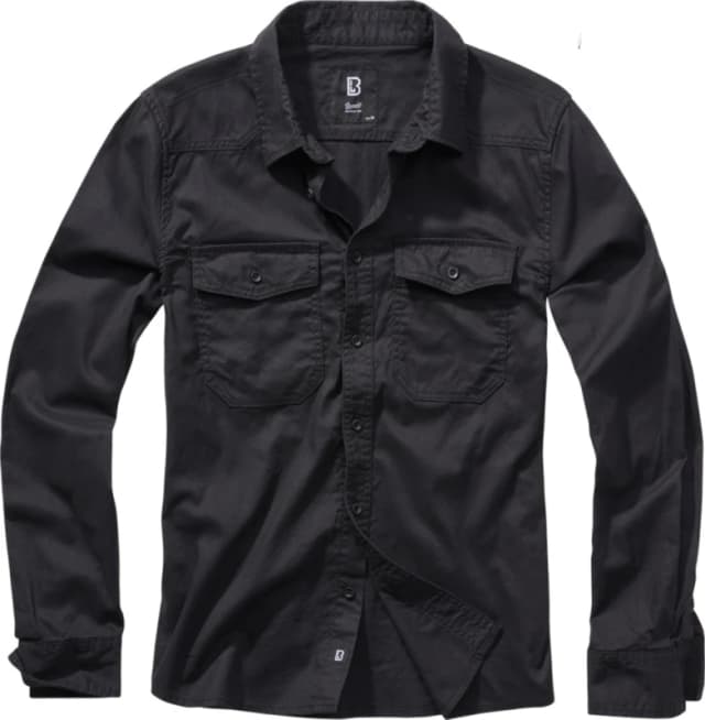 Brandit Flannel Shirt Flanel Shirt Black L Men