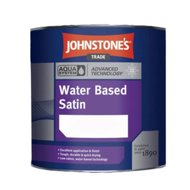 Johnstone's Trade Johnstones Trade Aqua Satin Brilliant White 1L