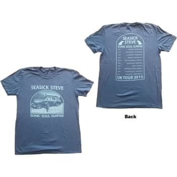 Seasick Steve - Sonic Soul Surfer Unisex Large T-Shirt - Blue