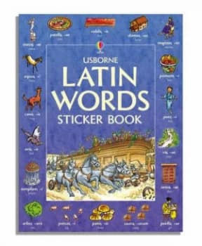Latin Words Sticker Book Hardback