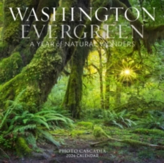 Washington Evergreen Wall Calendar 2026 Calendar