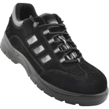 TNS112 Black Safety Trainers - Size 12