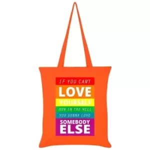 Grindstore If You Cant Love Yourself Tote Bag (One Size) (Multicoloured) - Multicoloured