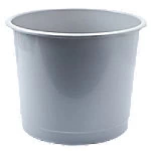 Niceday Plastic Waste Bin 14 L Grey 31.4 x 31.4 x 25.4 cm
