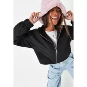 Missguided Blazer Dress Cut Out Back - Black