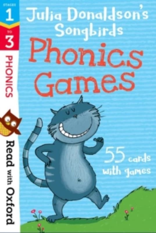 Julia Donaldson Read with Oxford: Stages 1-3: Julia Donaldson's Songbirds: Phonics Games Flashcards Book Multi unisex