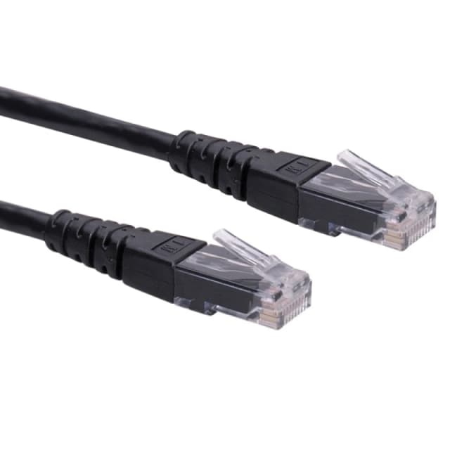 ROLINE UTP Patch Cord Cat.6. Black 0.3m