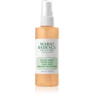 Mario Badescu Facial Spray with Aloe, Sage and Orange Blossom Energising Moisturising Mist 118ml