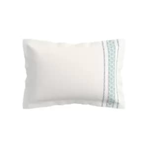 V&A Ninua Oxford Pillowcase, Blue