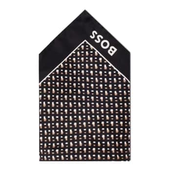 Boss H-Pocket Square - Black