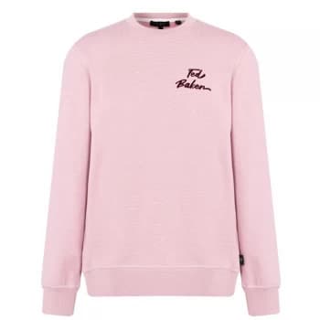 Ted Baker Trophey Logo Sweater - Dusky Pink