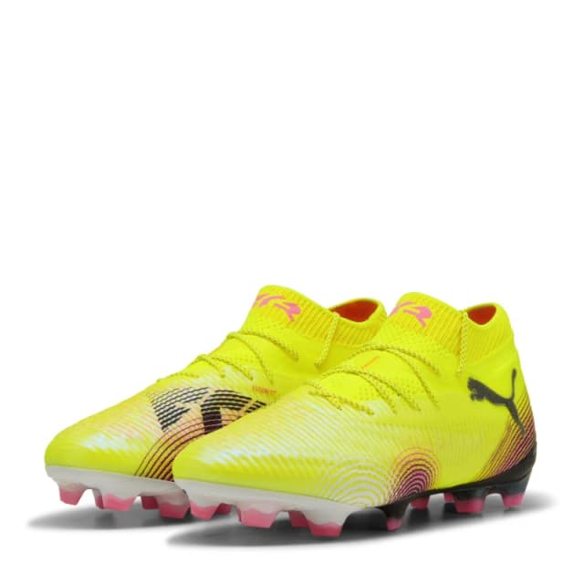 Puma Future 8 Ultimate Firm Ground Football Boots Juniors Yellow Alert male 4 (37)