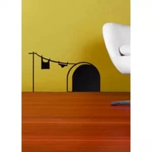 KBS-097 Black Decorative Wall Sticker