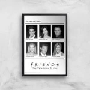 Friends Class Of 2004 Giclee Art Print - A2 - Black Frame