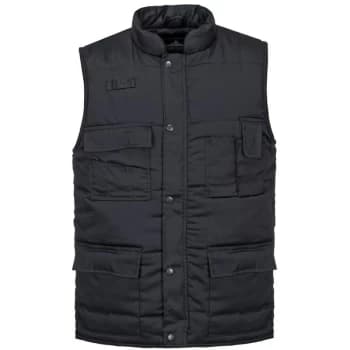 S414BKRM - sz M Shetland Bodywarmer - Black - Portwest