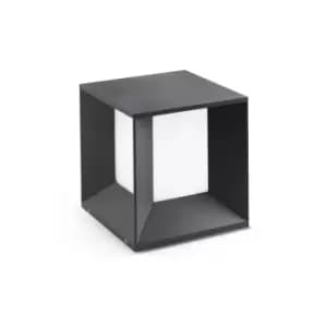 Mila LED Outdoor Pedestal Light White, Dark Grey IP65