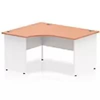 dynamic Ergonomic Desk Impulse ICDLP14BCHWHT Beech/White 1400 mm x 800 mm x 730 mm