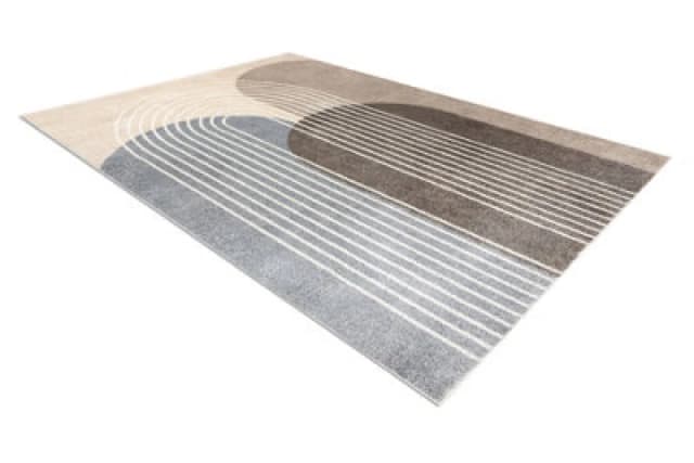 RugsX Carpet Fusion 0810 Beige / Brown - Geometric, Modern, Abstract 80X150 Cm