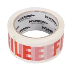 Fixman FRAGILE Packing Tape - 48mm x 66m