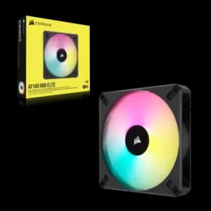 Corsair AF140 ELITE RGB High-Performance 140mm PWM Single Fan - Black - CO-9050155-WW