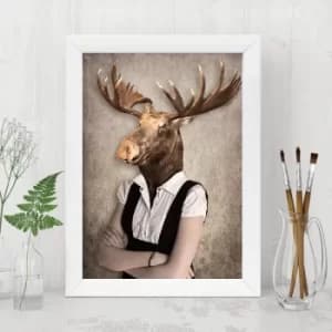 BC12812917004 Multicolor Decorative Framed MDF Painting