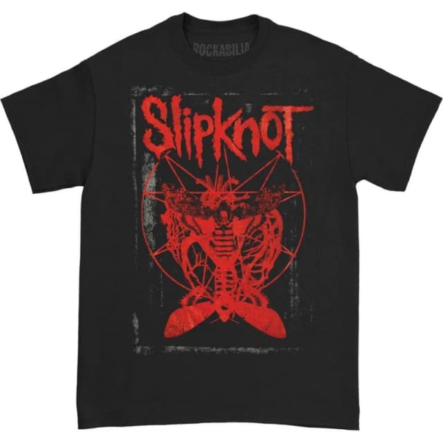 Slipknot Mens Dead Effect T-Shirt in Black Size: XL Black Male XL