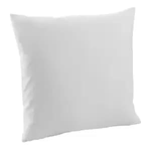 Westford Mill Fairtrade Cotton Canvas Cushion Cover (L) (Light Grey)