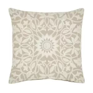 Morris and Co Pure St James Cotton Cushion - Beige