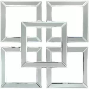 40cm Set of 3 Small GEO Mirror Wall Art