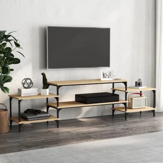 VIDAXL TV Cabinet Sonoma Oak 197x35x52cm Engineered Wood vidaXL 8720845759698