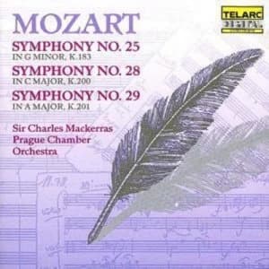 Symphonies Nos 25 28 and 29 Mackerras Prague Co by Wolfgang Amadeus Mozart CD Album