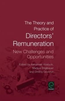 The Theory and Practice of Directors Remuneration by Markus Stiglbauer Hardback