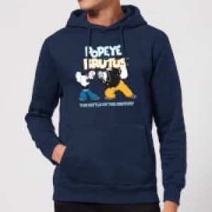 Popeye Popeye Vs Brutus Hoodie - Navy - L