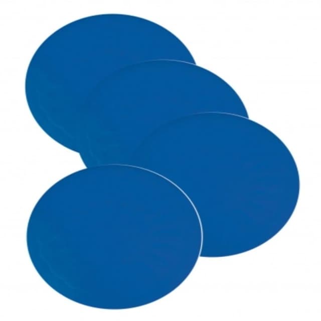 Aidapt 9cm Round Coaster Blue Pack Of 4 Blue